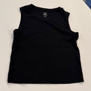 GAP Black Cotton Blend Top